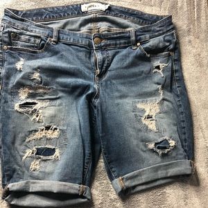 Torrid Size 16 Bermuda Jean Shorts